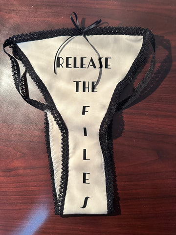 RELEASE THE FILES thong-ish